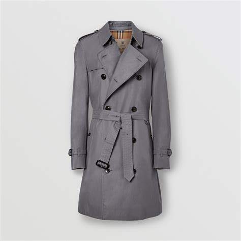 burberry chelsea mid length men|burberry trench coats length.